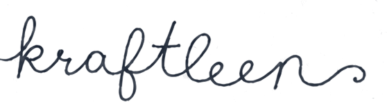 kraftleen, handwritten